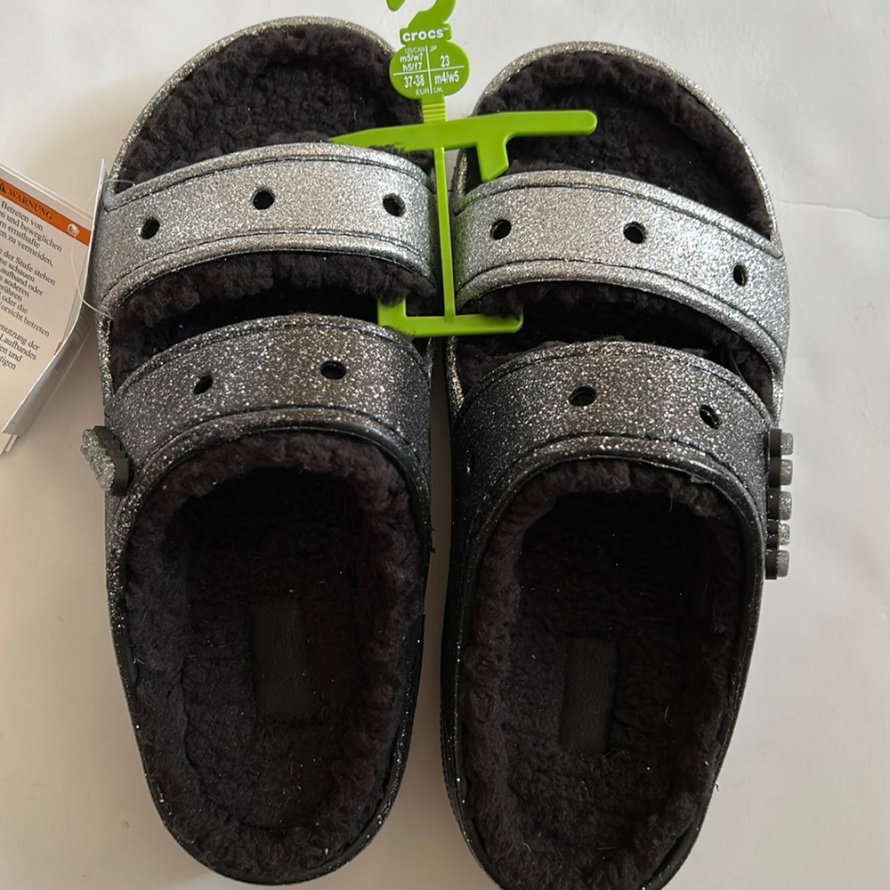 Cozy Lined Croc Sandals